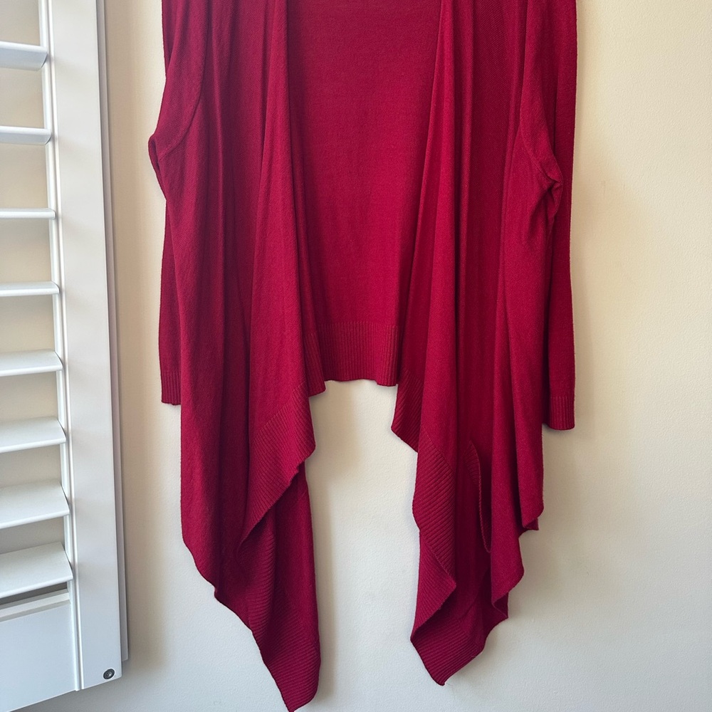 LOFT Rich Red Women's Cardigan - Picture 2 of 9